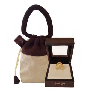 Fine Jewelry 18 Kt Yellow Gold Engagement Wedding WoMen Ring Size 6-8