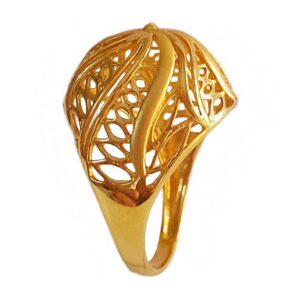 Fine Jewelry 18 Kt Yellow Gold Engagement Wedding WoMen Ring Size 6-8