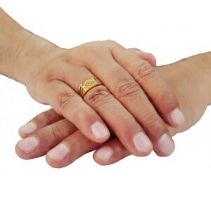 22 Kt  Solid Yellow Gold Engagement Wedding Wear Men's Ring Size 7-11