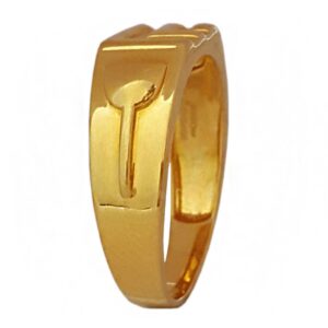 22 Kt  Solid Yellow Gold Engagement Wedding Wear Ring Men's Size 7-11