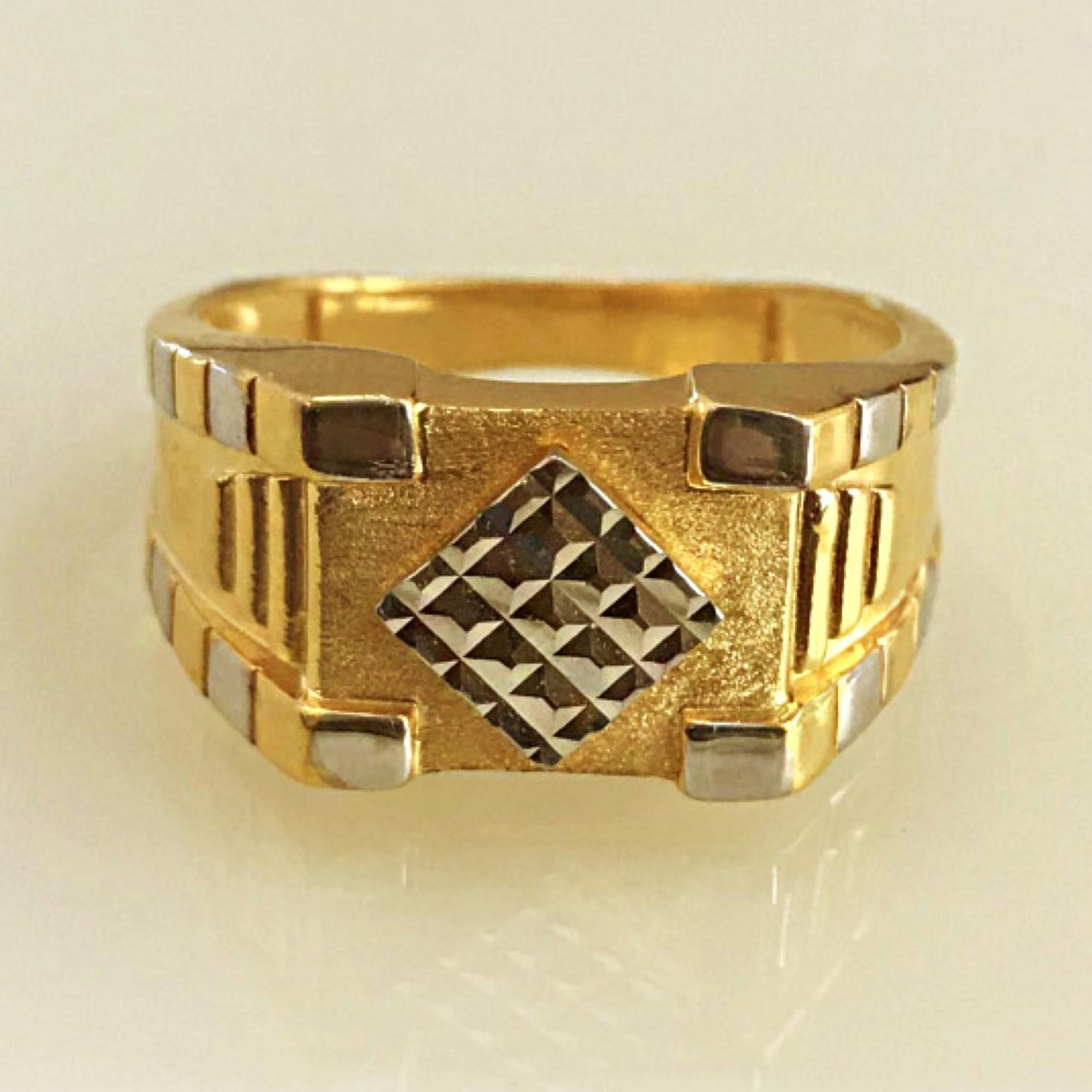 22 Kt  Solid Yellow Gold Engagement Wedding Wear Men's Ring Size 7-11