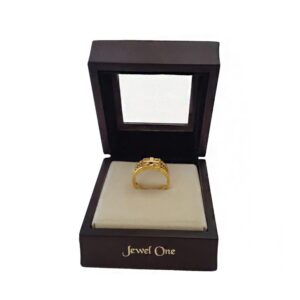 18 Kt   Yellow Gold Engagement Wedding Men's Finger Ring Size 7-10