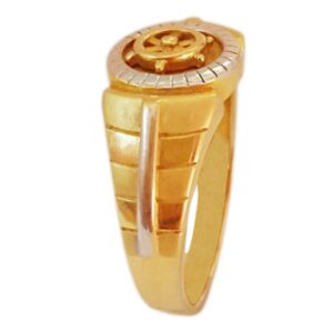 18 Kt Real Solid Yellow Gold Engagement Wedding Men's Ring Size 7-12