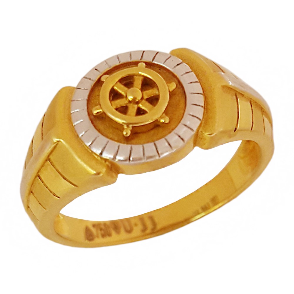 18 Kt Real Solid Yellow Gold Engagement Wedding Men's Ring Size 7-12