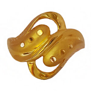Fine Jewelry 22 Kt  Solid Yellow Gold Wedding Women'S Ring Size 5-10