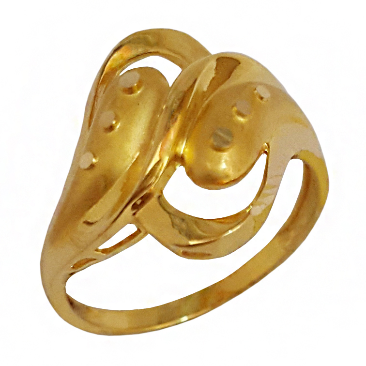 Fine Jewelry 22 Kt  Solid Yellow Gold Wedding Women'S Ring Size 5-10