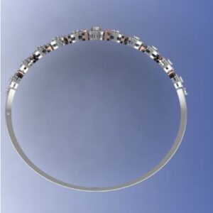 14 Kt  White Gold Engagement Cubic Zirconia Gemstone Ring Size 5,6,7,8