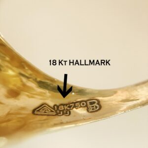 Fine Jewelry 18 Kt  Solid Yellow Gold Lion Face Men'S Ring Size 9-12