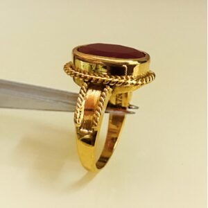 Fine Jewelry 18 Kt Hallmark  Solid Yellow Gold Tortoise Ring Size 7-10