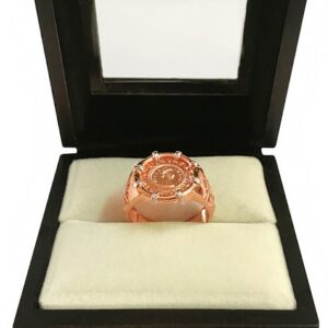 Fine Jewelry 18 Kt   Yellow Gold Queen Victoria Men'S Ring Size 9-11
