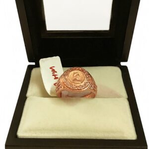 Fine Jewelry 18 Kt   Yellow Gold Queen Victoria Men'S Ring Size 9-11