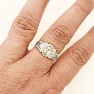 Fine Jewelry 18 Kt Hallmark  Solid Yellow Gold Men'S Ring Size 8-12