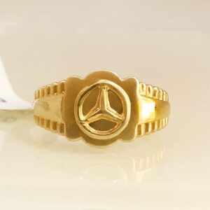 Fine Jewelry 18 Kt Hallmark  Solid Yellow Gold Men'S Ring Size 8-12