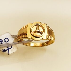 Fine Jewelry 18 Kt Hallmark  Solid Yellow Gold Men'S Ring Size 8-12