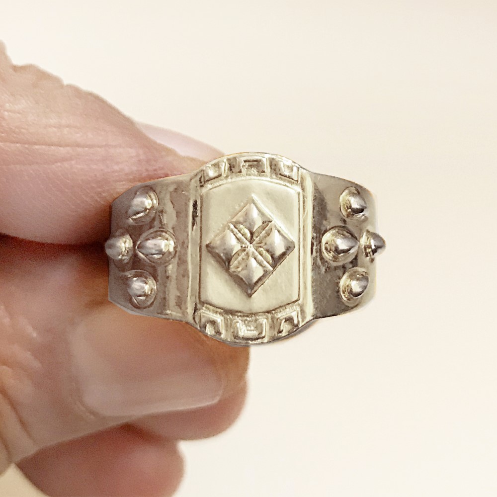 Fine Jewelry 18 Kt Hallmark  Solid Yellow Gold Men'S Ring Size 8-12