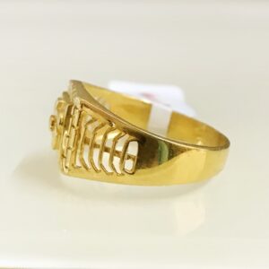 Fine Jewelry 18 Kt Hallmark  Solid Yellow Gold Men'S Ring Size 8-12