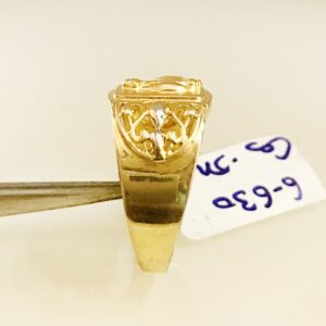 Fine Jewelry 18 Kt Hallmark  Solid Yellow Gold Men'S Ring Size 8-12