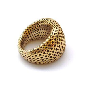 Fine Jewelry 18 Kt Hallmark   Yellow Gold Women'S Finger Ring Size 6,7