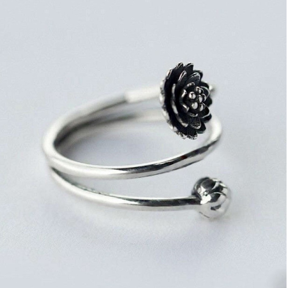 14 Kt Hallmark White Gold Engagement Wedding Women'S Ring Size 6,7,8 - Image 2