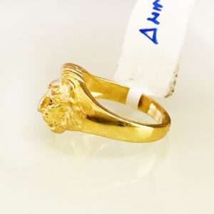 Fine Jewelry 18 Kt Hallmark  Solid Yellow Gold Men'S Ring Size 8-12