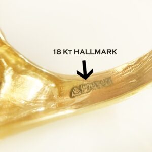 Fine Jewelry 18 Kt Hallmark  Solid Yellow Gold Men'S Ring Size 8-12