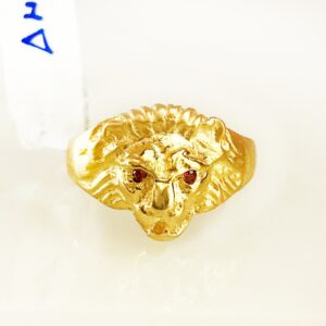 Fine Jewelry 18 Kt Hallmark  Solid Yellow Gold Men'S Ring Size 8-12