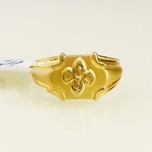 Fine Jewelry 18 Kt Hallmark  Solid Yellow Gold Men'S Ring Size 8-12