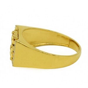 Fine Jewelry 22 Kt Hallmark  Solid Yellow Gold Men'S Ring Size 8-12