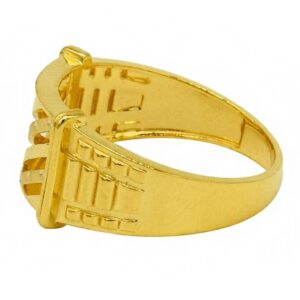 Fine Jewelry 22 Kt Hallmark  Solid Yellow Gold Men'S Ring Size 8-12