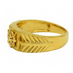 Fine Jewelry 22 Kt Hallmark  Solid Yellow Gold Men'S Ring Size 8-12