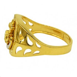 Fine Jewelry 22 Kt Hallmark  Solid Yellow Gold Men'S Ring Size 8-12