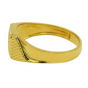 Fine Jewelry 22 Kt Hallmark  Solid Yellow Gold Men'S Ring Size 8-12