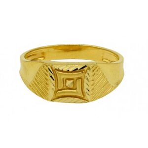 Fine Jewelry 22 Kt Hallmark  Solid Yellow Gold Men'S Ring Size 8-12