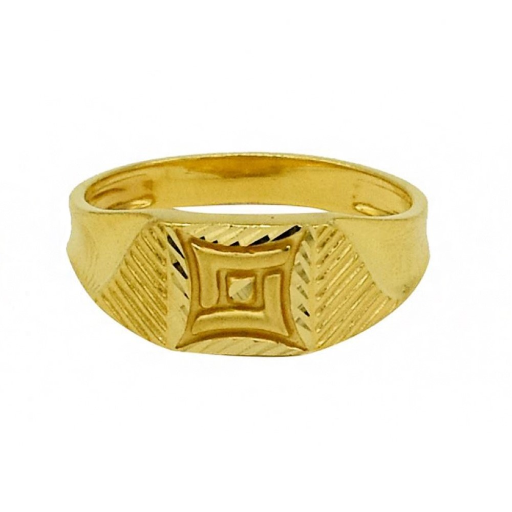 Fine Jewelry 22 Kt Hallmark  Solid Yellow Gold Men'S Ring Size 8-12