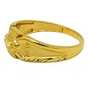 Fine Jewelry 22 Kt Hallmark  Solid Yellow Gold Men'S Ring Size 8-12