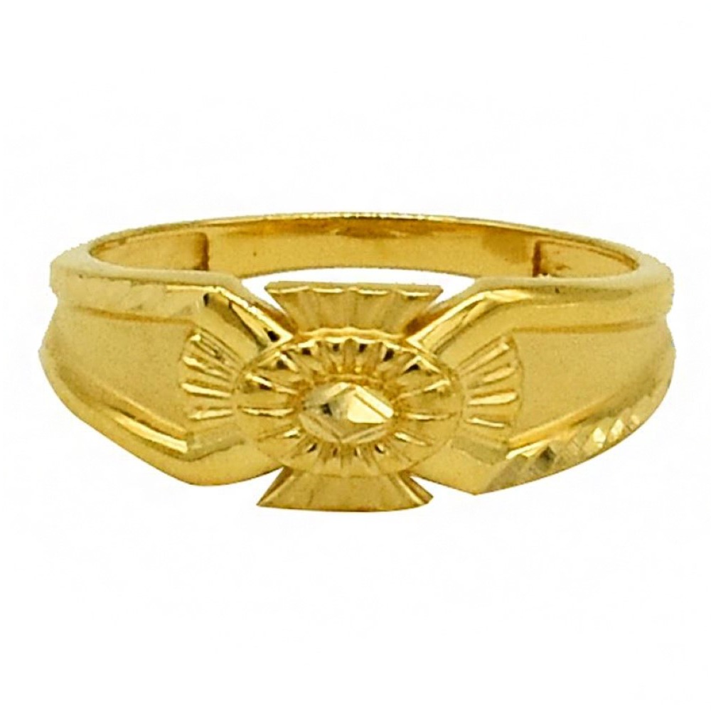 Fine Jewelry 22 Kt Hallmark  Solid Yellow Gold Men'S Ring Size 8-12