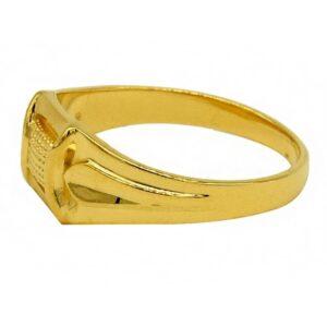 Fine Jewelry 22 Kt Hallmark  Solid Yellow Gold Men'S Ring Size 8-12