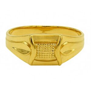 Fine Jewelry 22 Kt Hallmark  Solid Yellow Gold Men'S Ring Size 8-12
