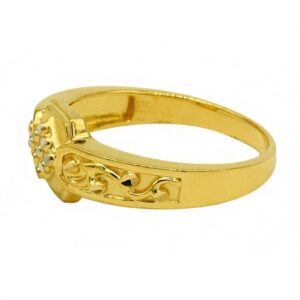 Fine Jewelry 22 Kt Hallmark  Solid Yellow Gold Men'S Ring Size 8-12