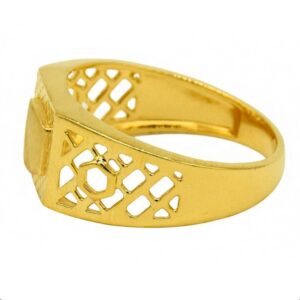 Fine Jewelry 22 Kt Hallmark  Solid Yellow Gold Men'S Ring Size 8-12