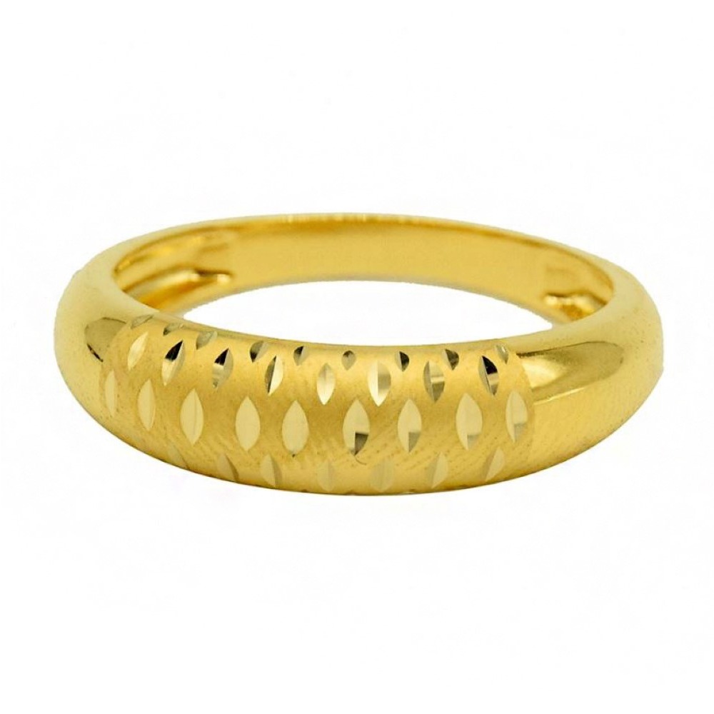 Fine Jewelry 22 Kt Hallmark   Yellow Gold Men'S Band Ring Size 7-10