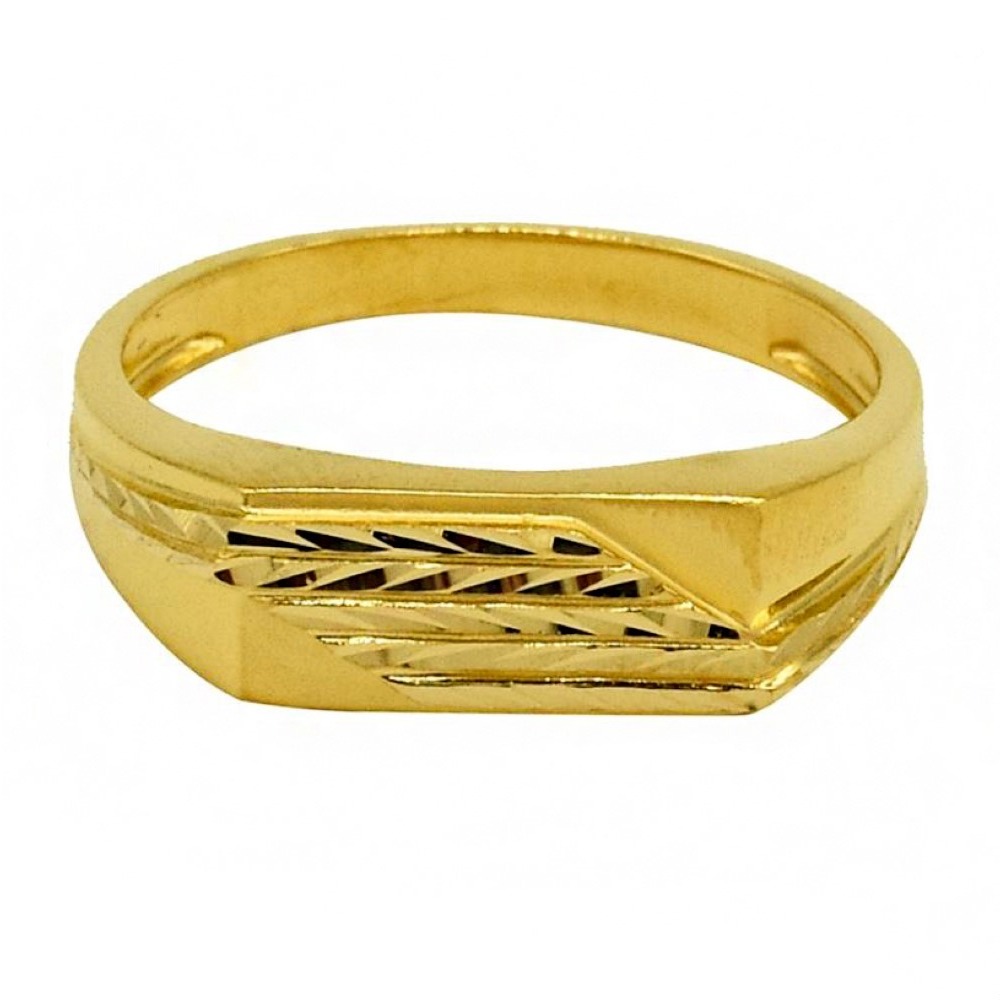 Fine Jewelry 22 Kt Hallmark   Yellow Gold Men'S Band Ring Size 7-10