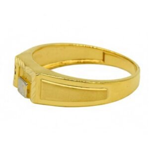 Fine Jewelry 22 Kt Hallmark  Solid Yellow Gold Men'S Ring Size 8-12