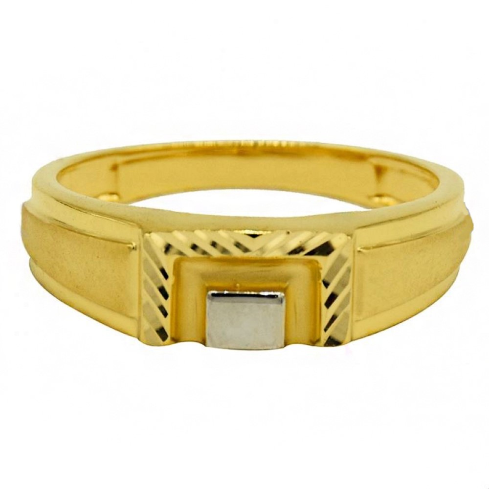 Fine Jewelry 22 Kt Hallmark  Solid Yellow Gold Men'S Ring Size 8-12