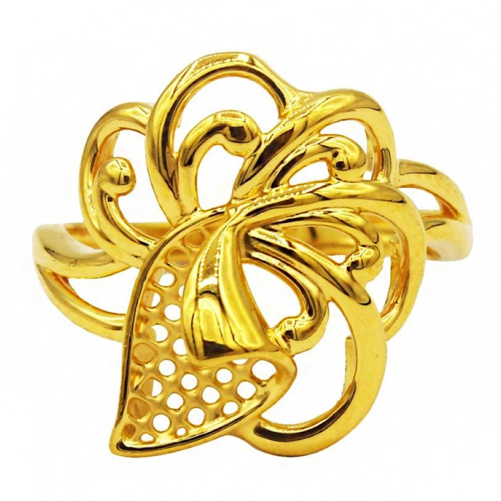 Fine Jewelry 22 Kt  Solid Yellow Gold Engagement Women'S Ring Size 6-9