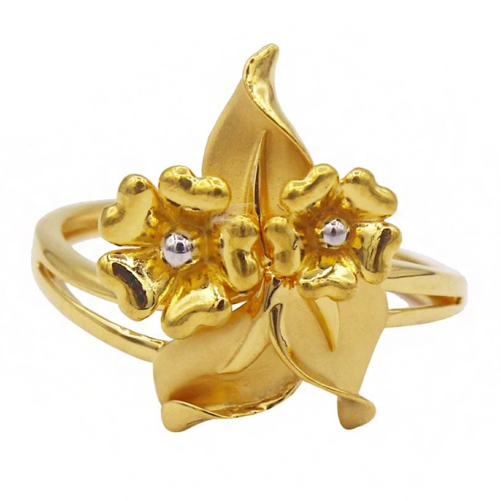 Fine Jewelry 22 Kt  Solid Yellow Gold Engagement Women'S Ring Size 6-9