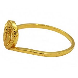 Fine Jewelry 22 Kt  Solid Yellow Gold Women'S Engagement Ring Size 5-9