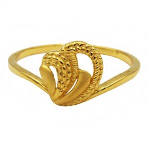 Fine Jewelry 22 Kt  Solid Yellow Gold Women'S Engagement Ring Size 5-9