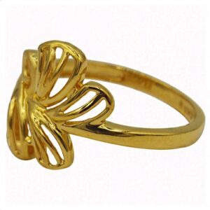 Fine Jewelry 22 Kt  Solid Yellow Gold Women'S Engagement Ring Size 5-9