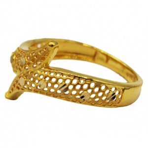 Fine Jewelry 22 Kt  Solid Yellow Gold Women'S Engagement Ring Size 5-9